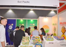 Sun Pacific had a busy show from the start with many Asian visitors.